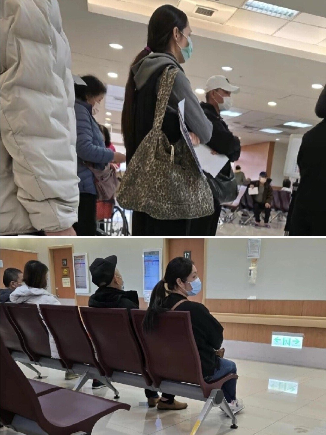 郭碧婷独自带爸爸去看病，这状态不像嫁豪门