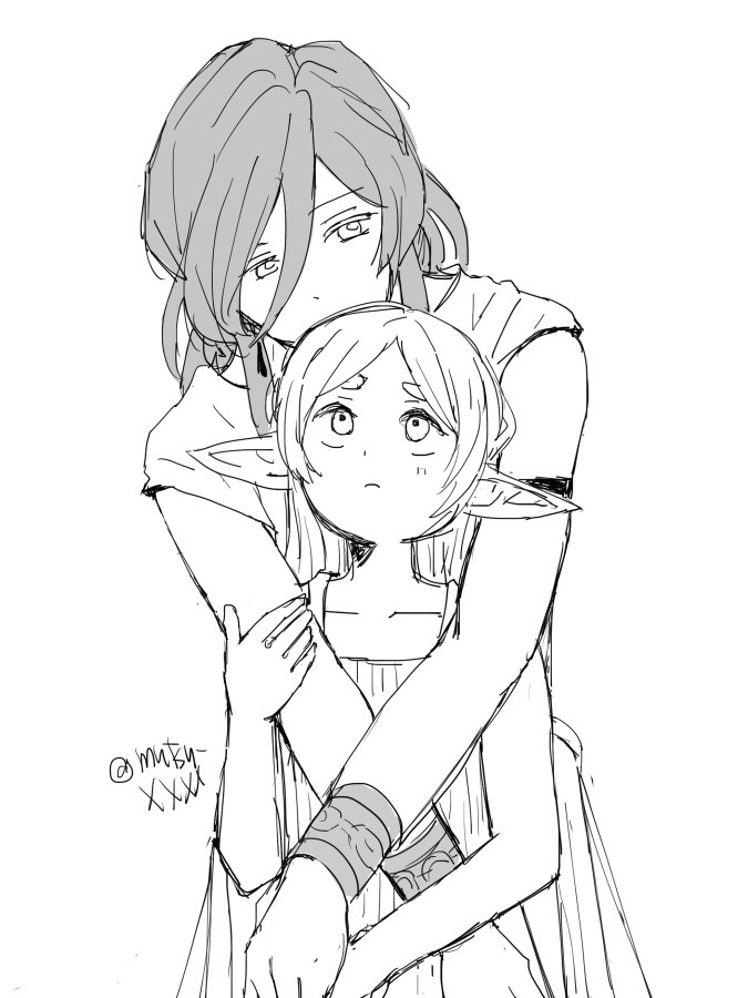 葬送的芙莉莲动漫点评团两任师徒组的温馨日常好好看吼.绘：mutsu_XXXX