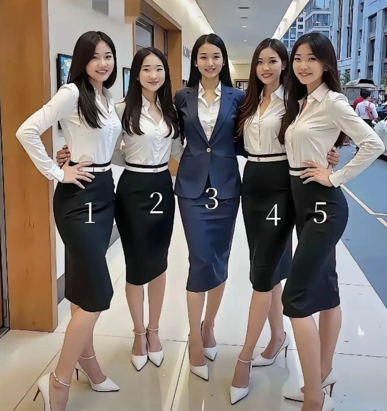 我肯定99%的男人都会选择4号！