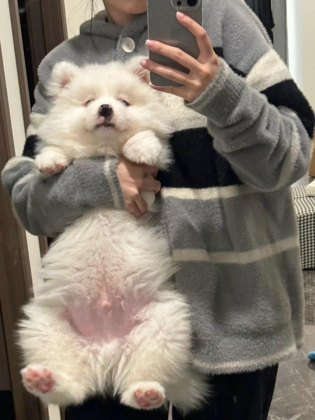麻麻，你要拍好了吗，我快掉下去了耶​​​