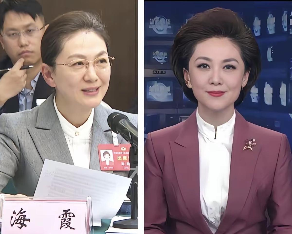 海霞担任河南大学副校长之后更有气质了，还是那么漂亮。她本来就是河南人，根在那里，