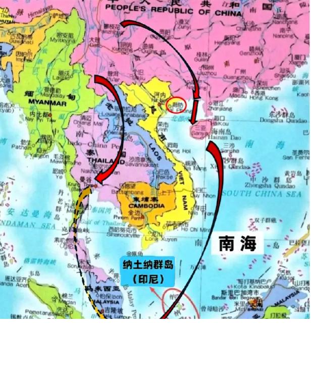越南，已经主动从中国的经济巨舰上跳船了一条马上就要通航的运河，加上一条早就