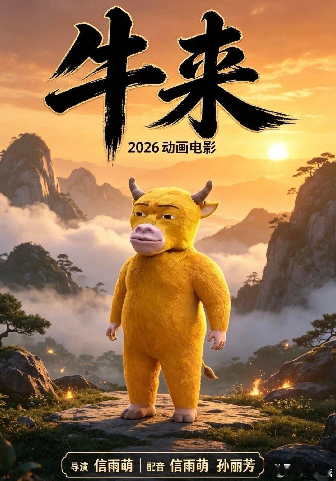 牛来国产动画《牛来》上演魔幻逆袭。母子手搓五年的