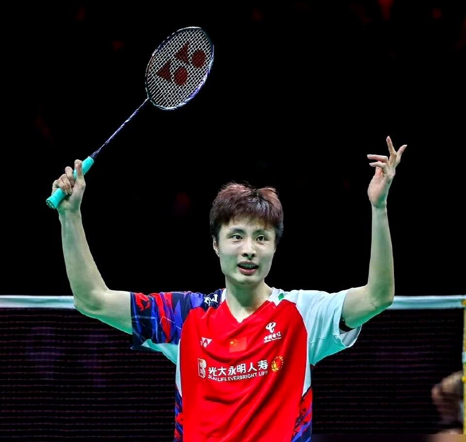 王祉怡把辛杜打到第二局只拿8分。一年前，她被安洗莹用96分钟拖垮。现在能横扫