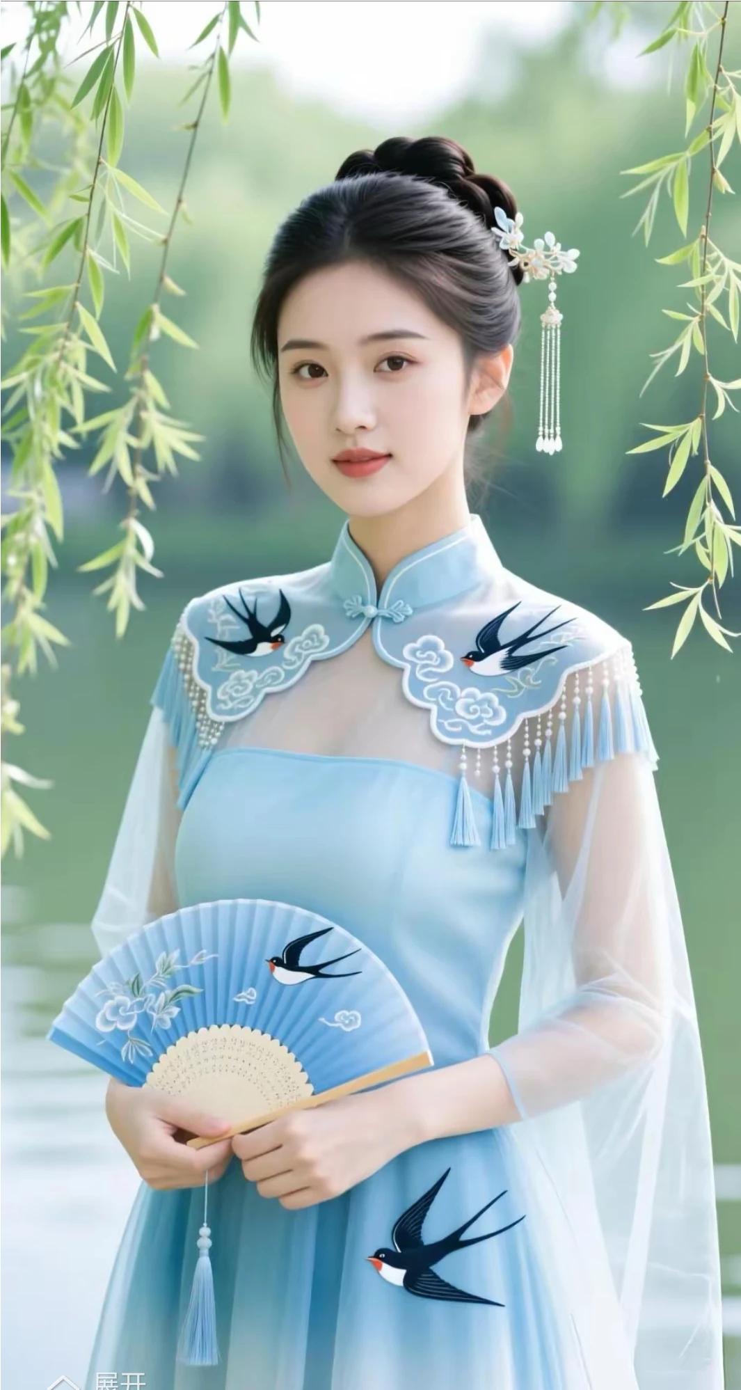 上联：云闲峰愈秀；下联：雨来群山新。