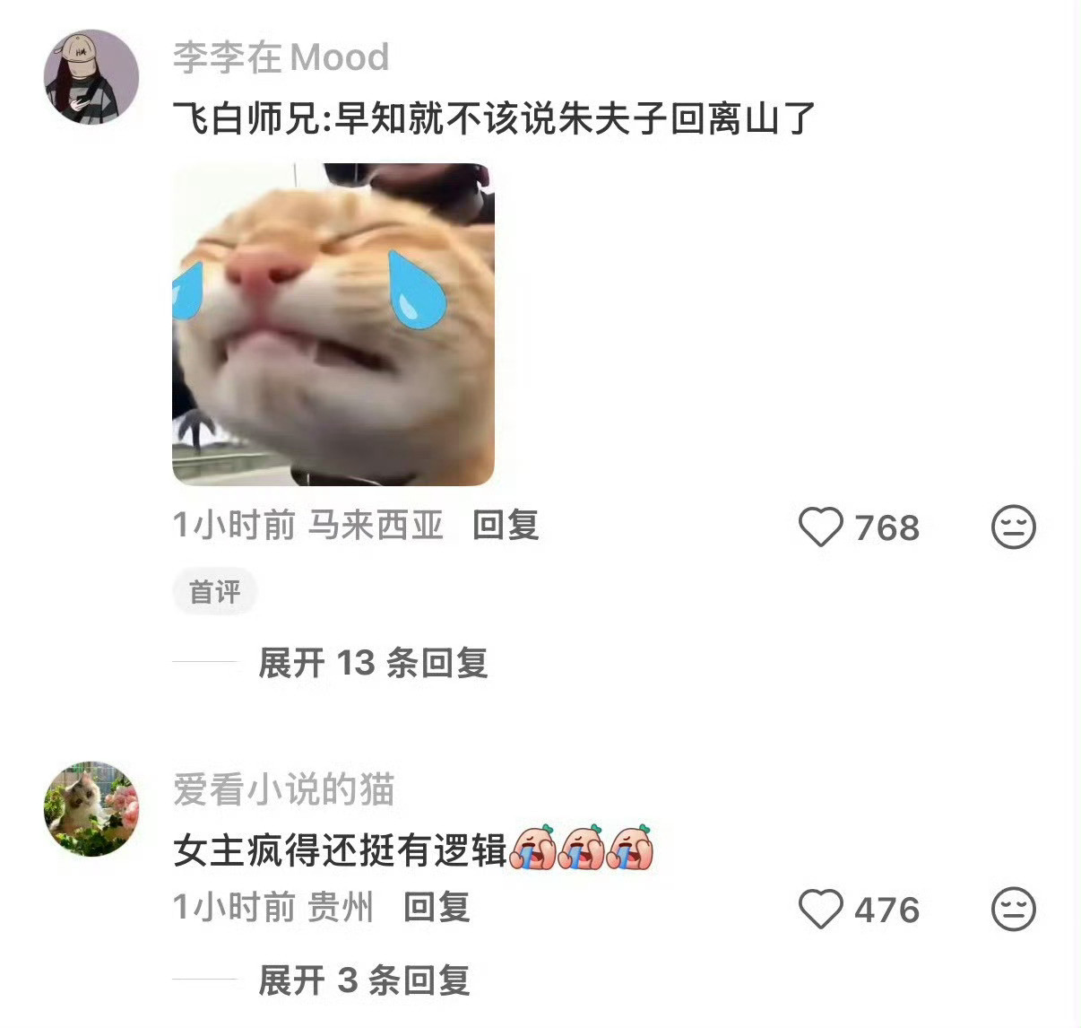 啊啊啊啊朱夫子回离山后，叶璃就没有这个人格出现了，我的道德和笑点在打架，虽然很心