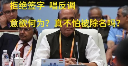 印度在上合越挑刺，中国得到好处就越多印防长拒绝签联合声明，演讲唱反调，不是因