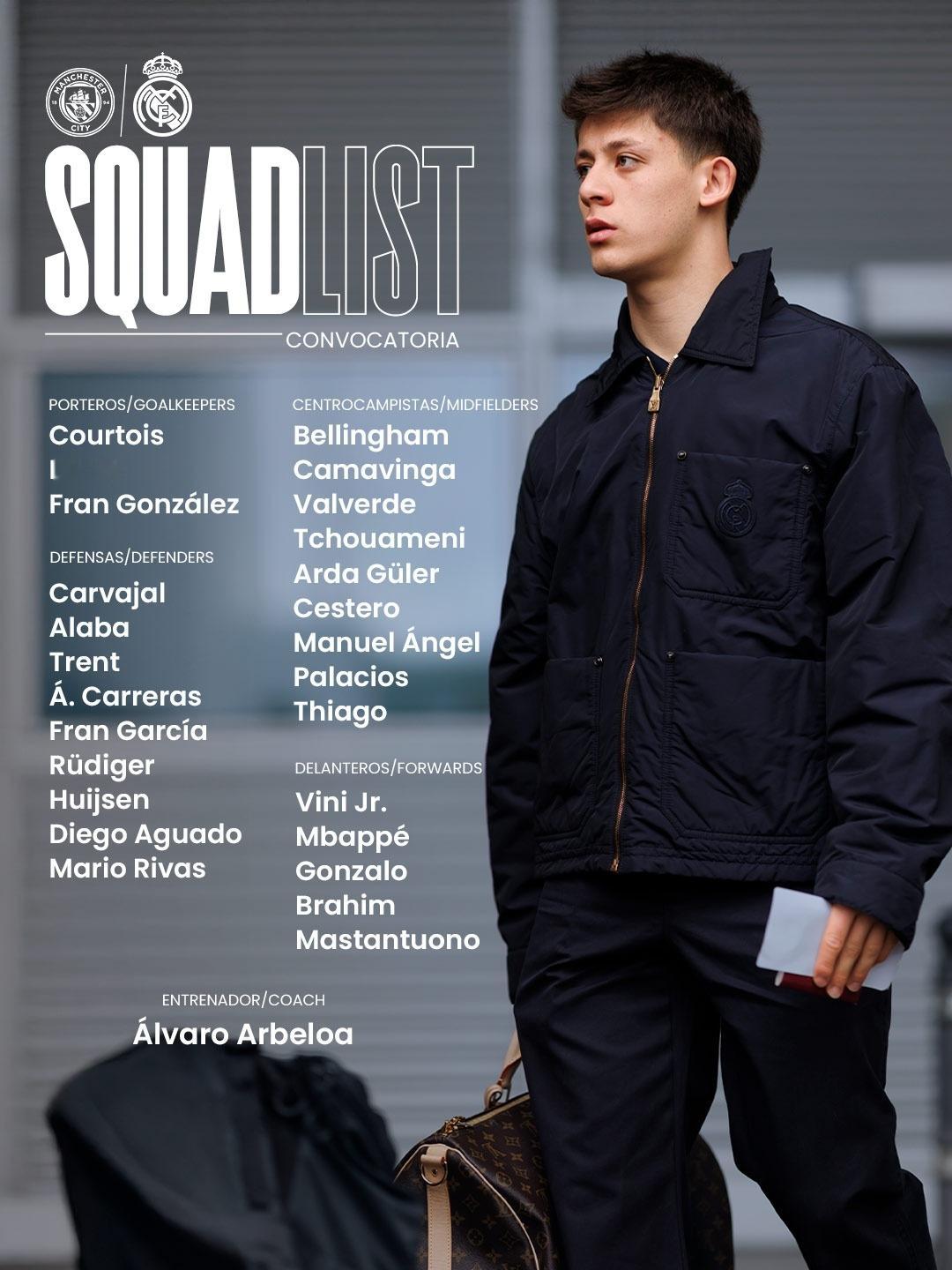 姆巴佩回归皇马大名单皇马公布欧冠1/8决赛次回合客战大名单，姆巴佩回归、贝林厄