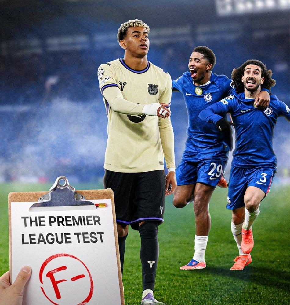 欧洲转会新闻！★你就是个低配埃斯特旺！亚马尔在被切尔西后卫库库雷尼亚全场锁死