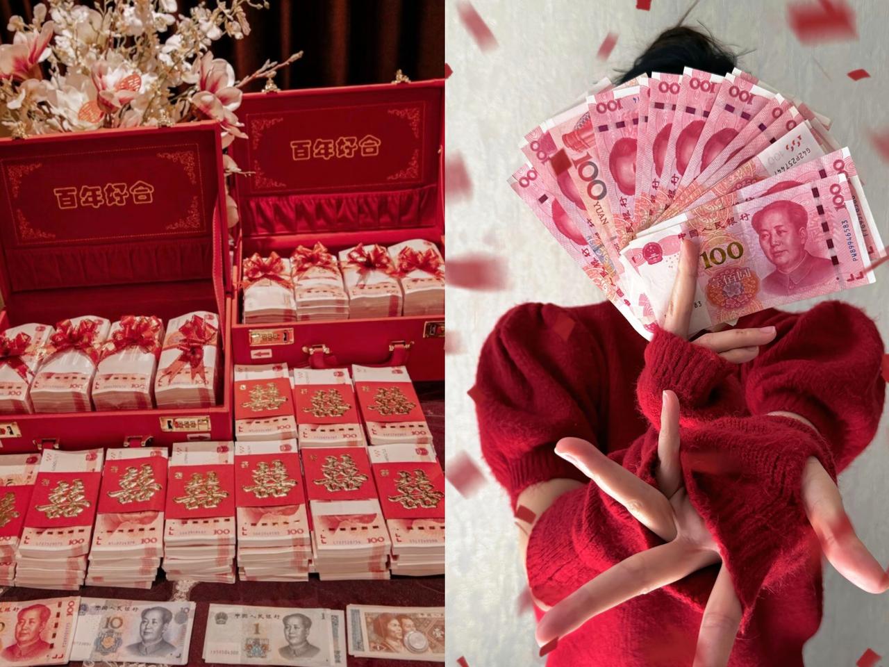 个小同事要结婚了，婆家主动说彩礼给8万8，可姑娘却说不行，她却只要8千8。为