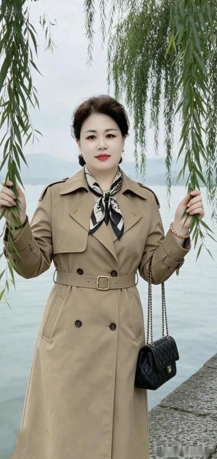 微胖身材好看的洋气的上衣70后的女人
