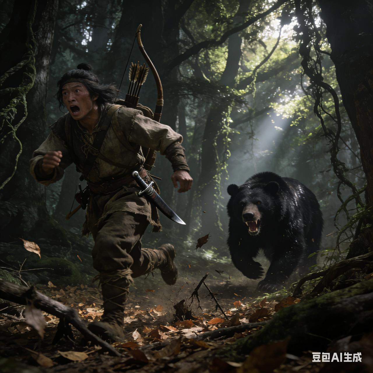 多年以前，有个猎人几乎天天上罗霄山打猎。山上野兽众多，他总能有所收获。野兽都知晓