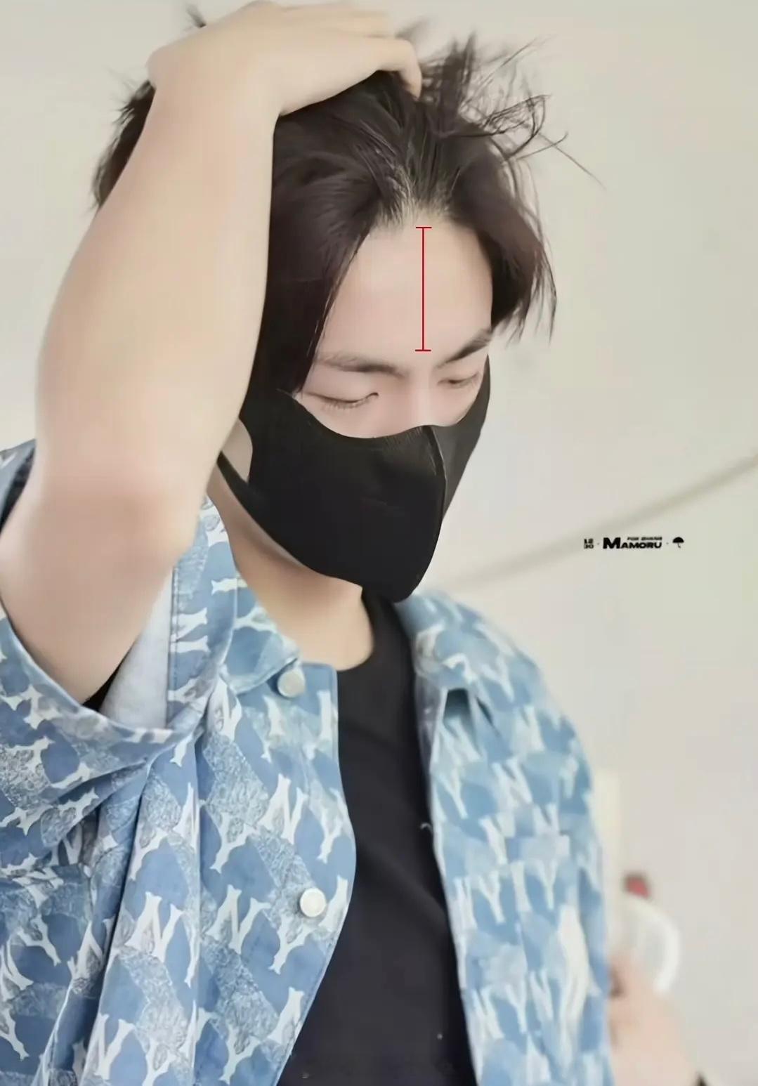 🫘博主开始研究张凌赫的发际线，还说他戴假发，真的假的啊