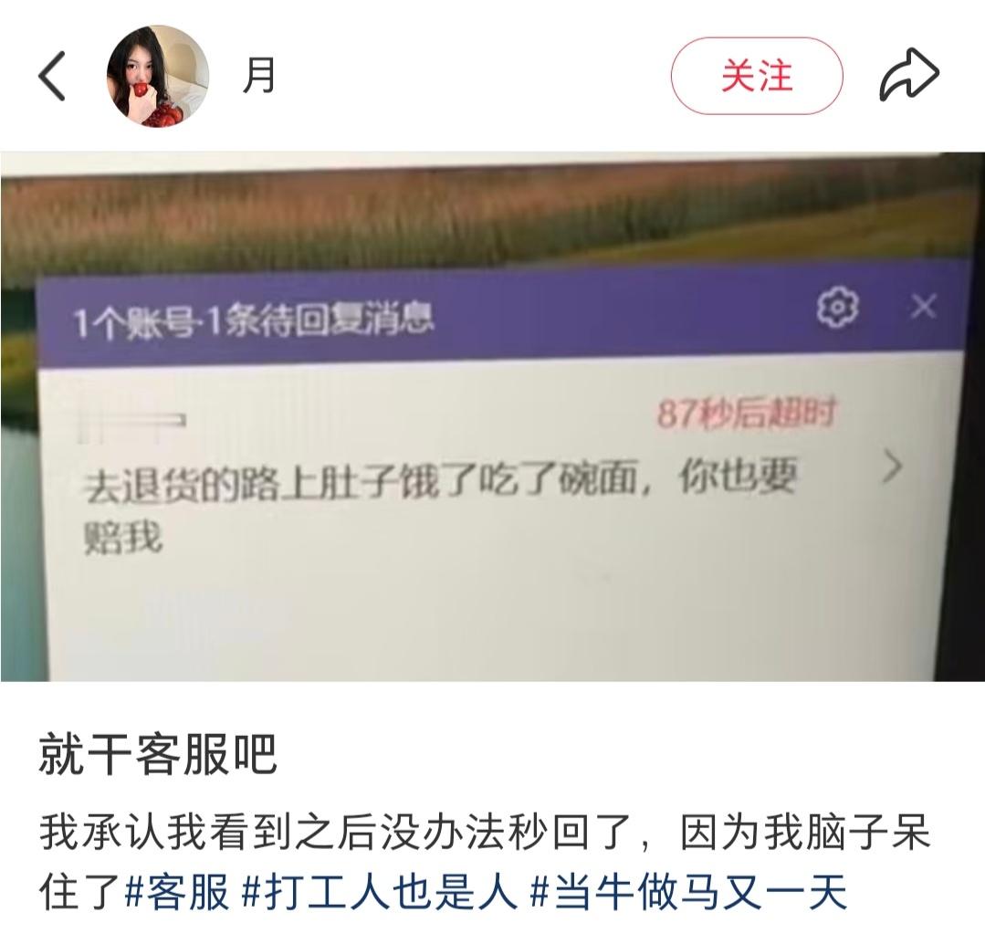 没吃过苦的可以去干客服
