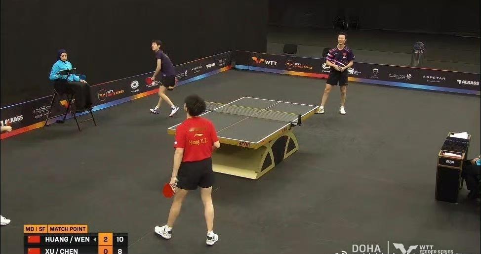 太快了，黄友政/温瑞博🇨🇳神速晋级决赛！刚刚结束的一场2026WTT支线