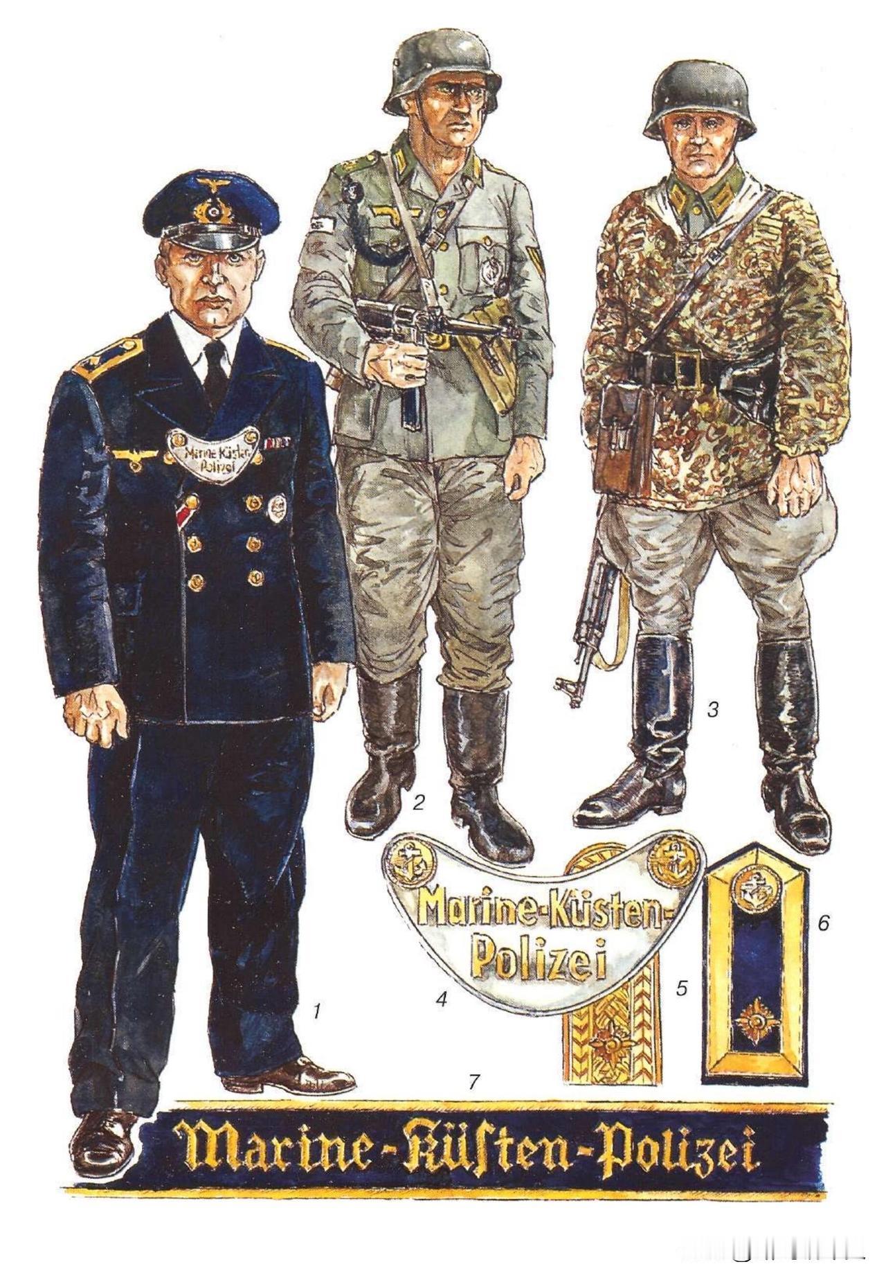 二战德国海军制服标志德军军官服饰德军军服历史二战