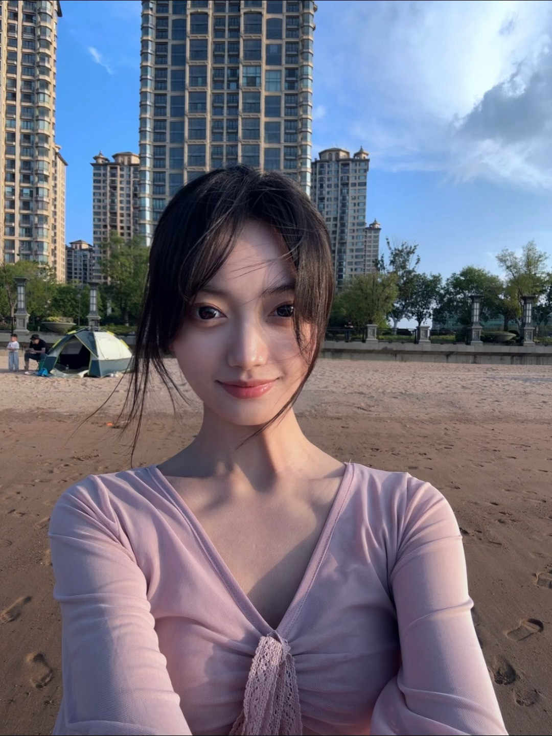 席如意海边拍照🌊​​​