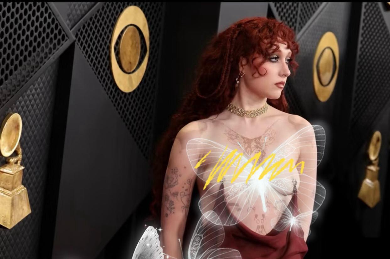 天呐！穿这件衣服那得有多疼呀？ChappellRoan插排姐格莱美造型依旧