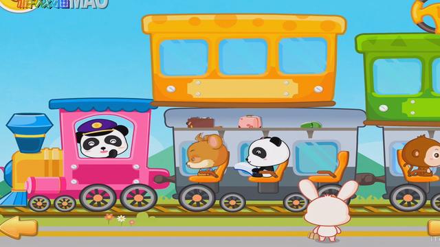 宝宝巴士 宝宝学交通工具 工程车 小火车 轿车 