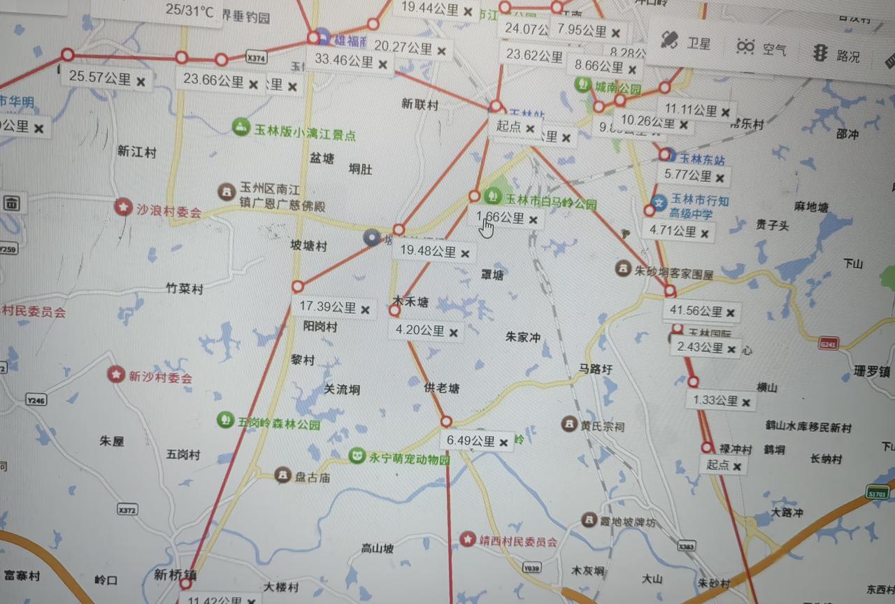 玉林地铁6号线自制规划图线路名称：玉林地铁6号线起止点：玉林火车站-博白火车