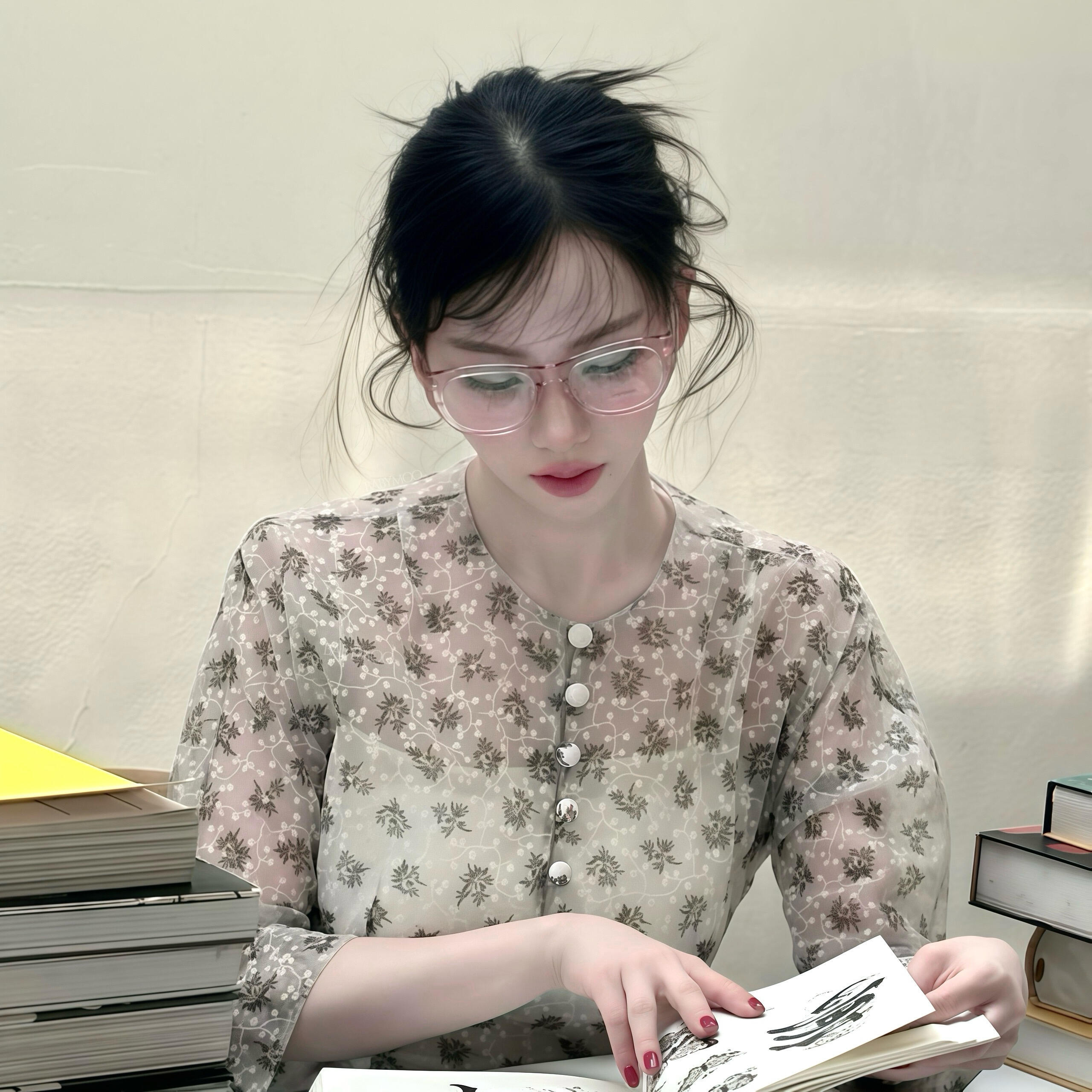 眼镜代言柳姐这扑面而来的高知学霸感✨💓