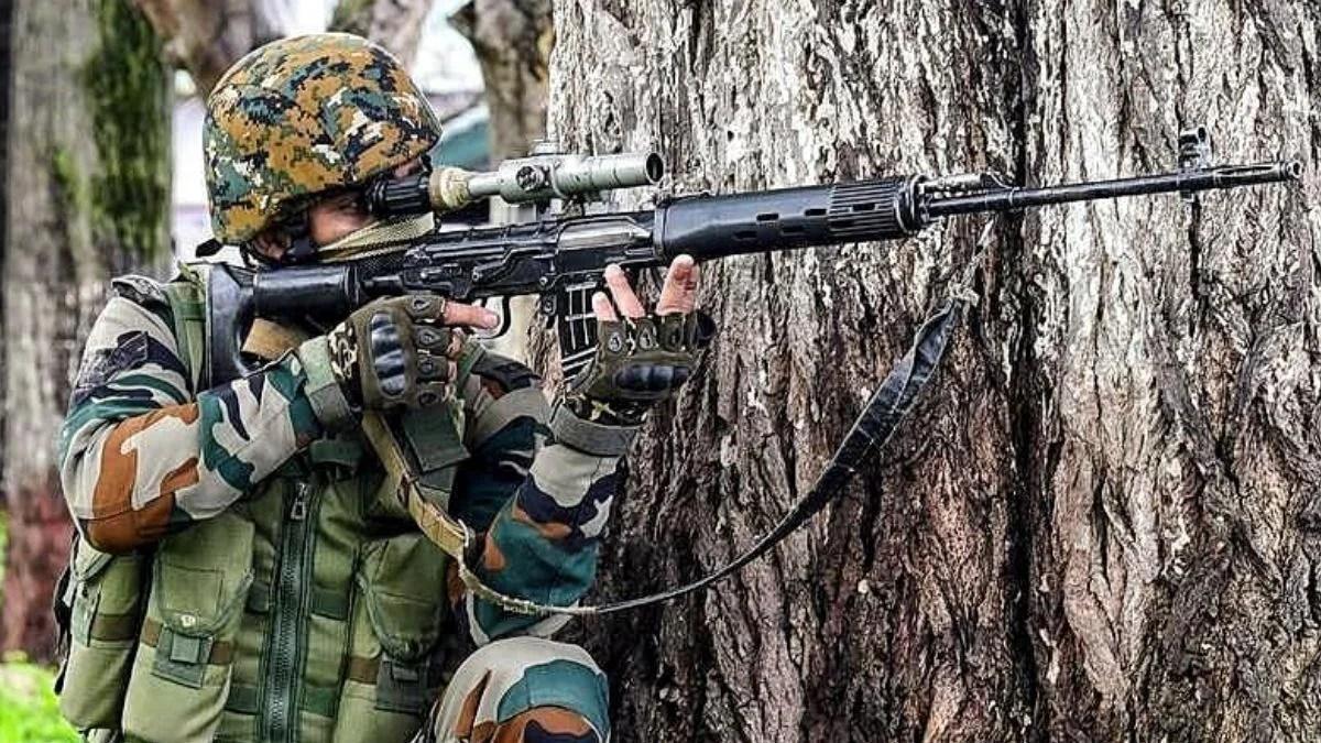 印度狙击手与svd精确射手步枪