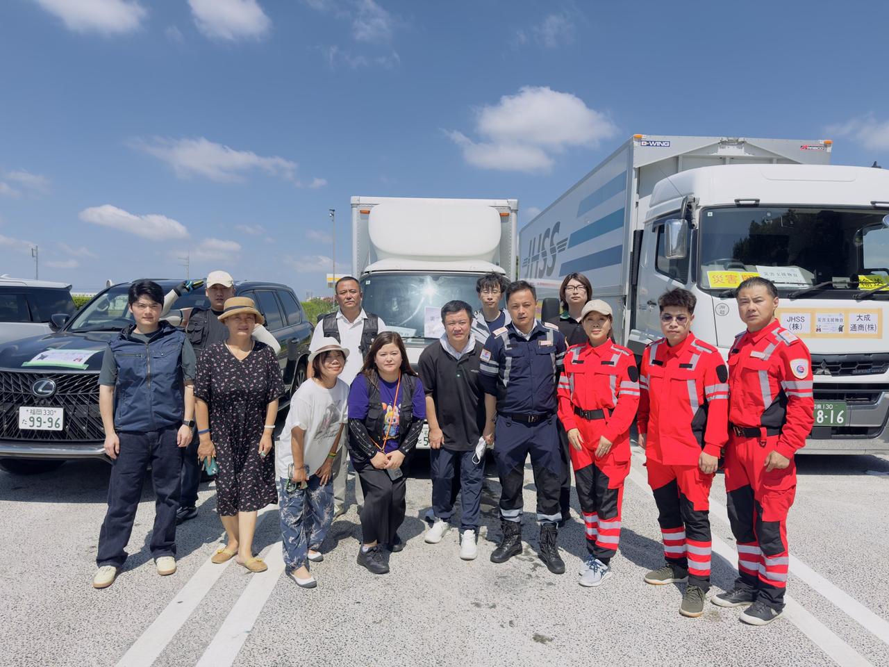 中国驻日本使馆在社交账号发帖：在日华人团体向熊本地震灾区紧急运送超过10吨的救援