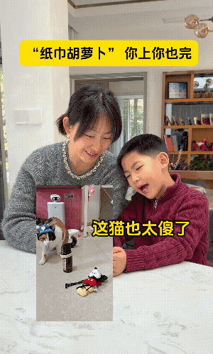 老妈专治各种不服，儿子吐槽小猫胡萝卜都不认识，一堂英文课让儿子不敢小瞧天下喵雄。