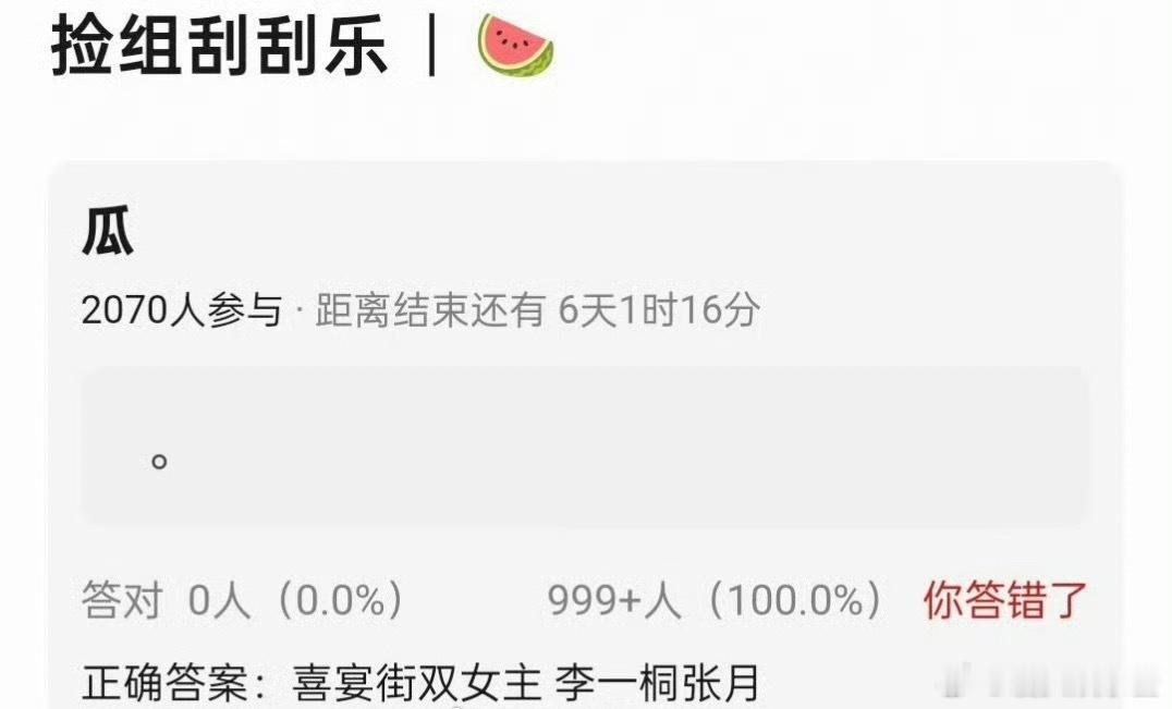 🍉《喜宴街》双女主李一桐、张月，期待吗