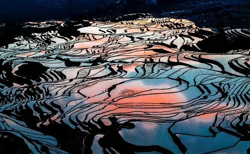 云南·元阳哈尼梯田，凡间的别样尘缘！