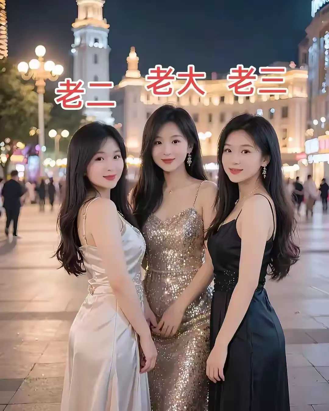 三位美女，谁是你的第一眼缘，选择一位做女友
