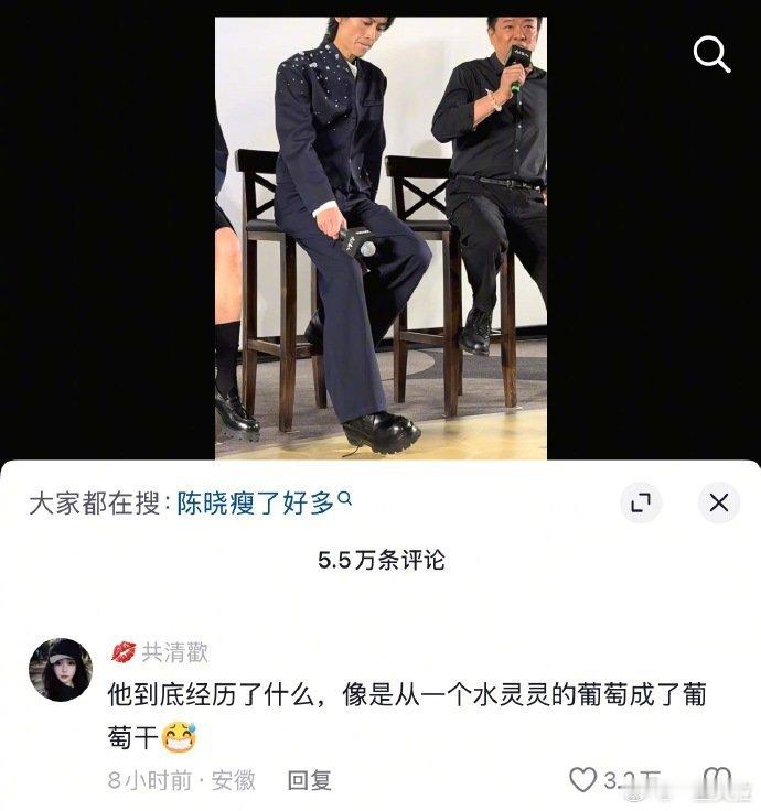 抖人辣评陈晓:人老珠黄