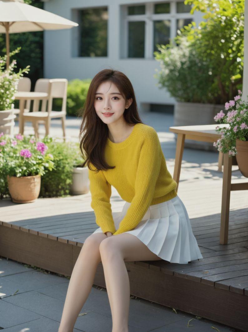 户外清新照 原来ai写真可以这么美 人生总得有一套ai写真吧 谁拍谁好...
