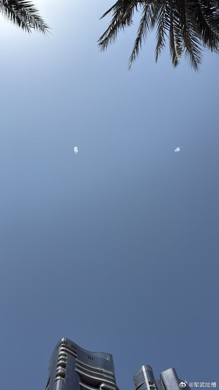 伊朗又一轮导弹射向以色列伊朗导弹在阿联酋阿布扎比上空被拦截伊朗这次打击目标非常广