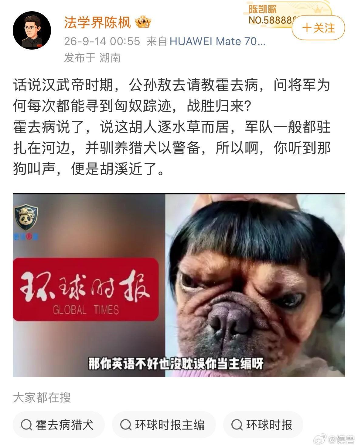 胡锡进遭十问惹谁都别惹文化人，一般人招架不住，二般人大概率也招架不住。​​​