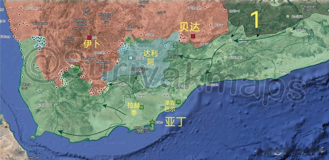 也门最新战况：在失去亚丁后，也门南方过渡委员会因军事挫败及失去阿联酋外部支持