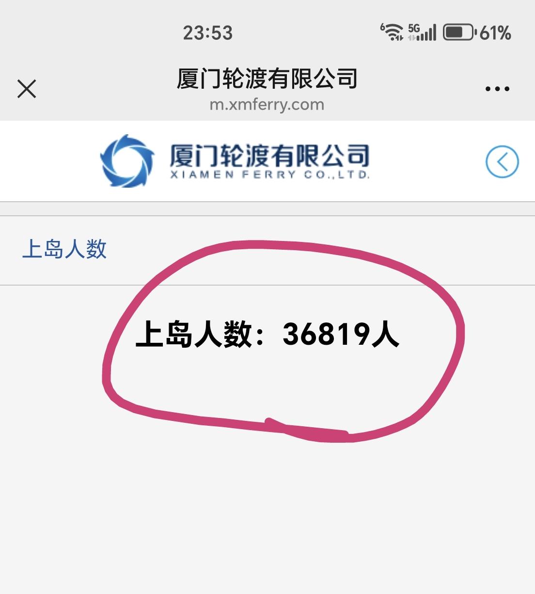 【7月24日，厦门鼓浪屿上岛人数超过3.6万人次，数据不错】前段时间，一位酒