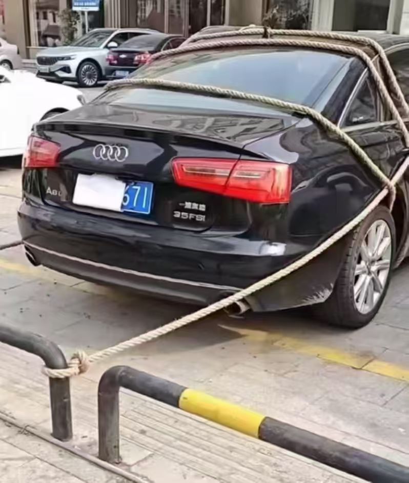 车子停户外，还需要绳子吗？不是飞机才需要吗？​​​