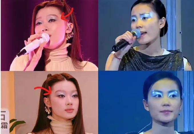 单依纯一直在模仿王菲，是觉得自己有当天后的潜质吗？可惜天赋和天赋不一样，小聪