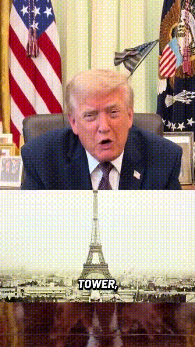 特朗普一边嘲笑马克龙，一方面又讥讽法国人，说如果美国军队打过去，他们可能现在说的
