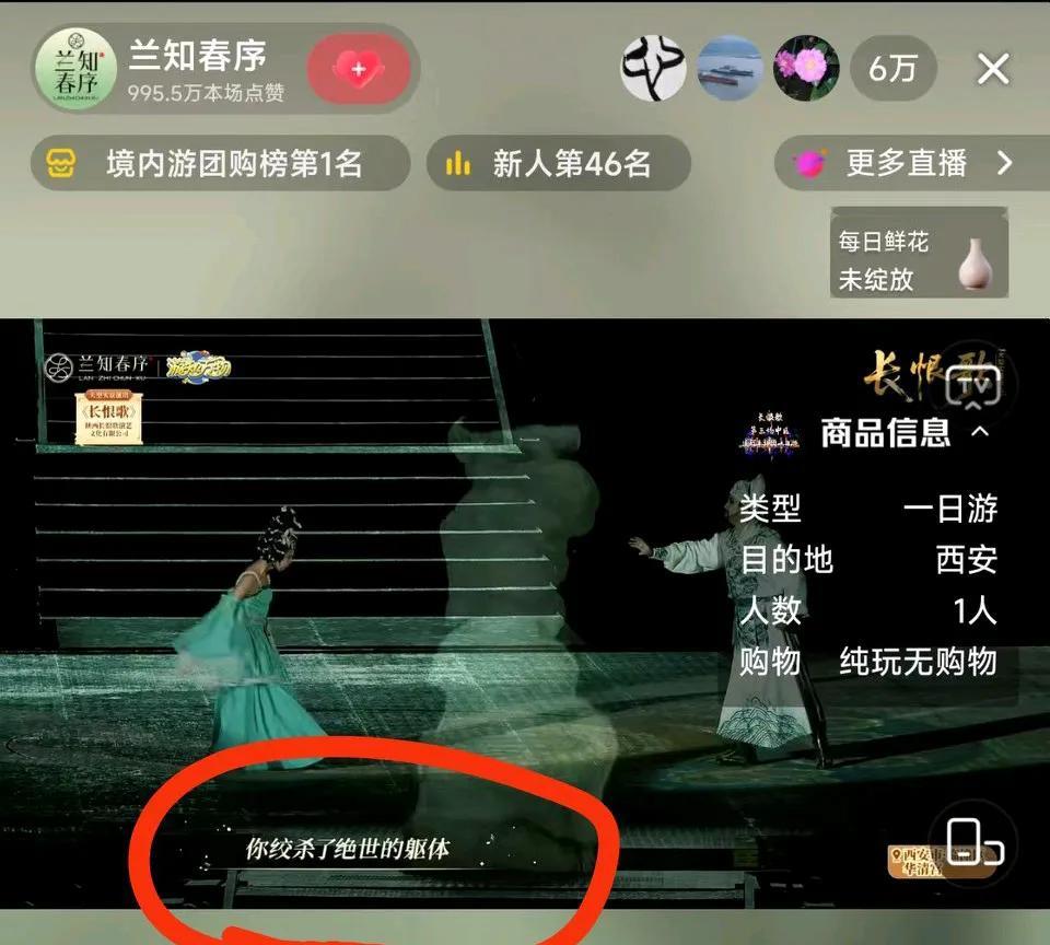 不懂我就问，兰知春序直播的《长恨歌》中，下面的字幕是怎么打上去的？今晚兰知