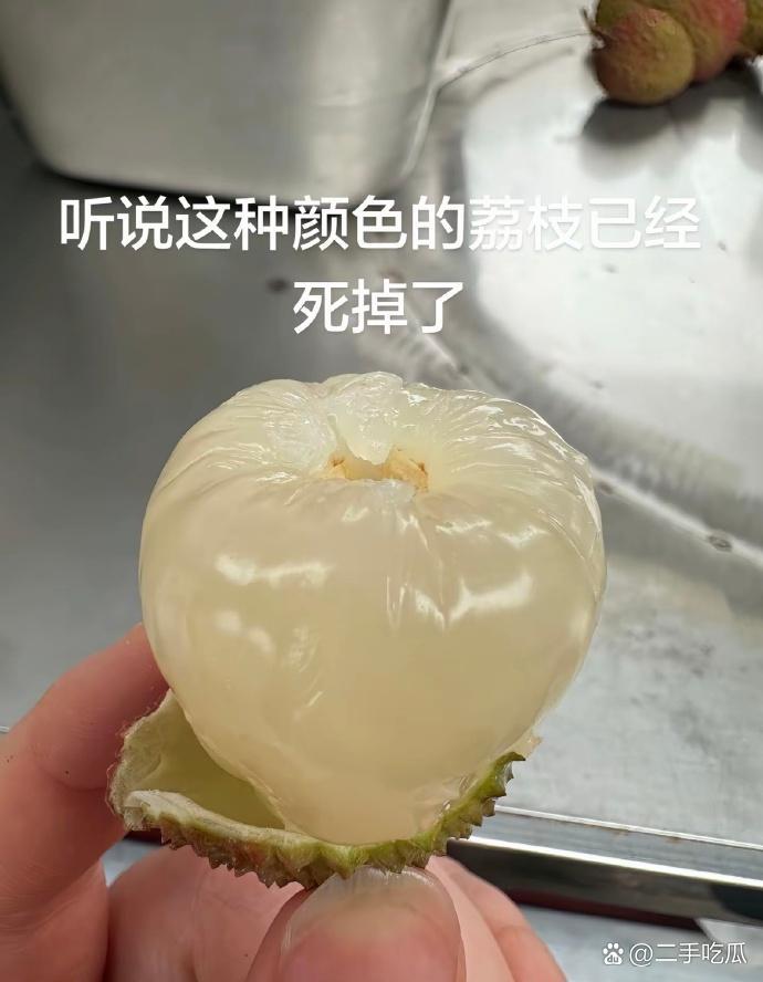 冷知识：新鲜的荔枝长这样！