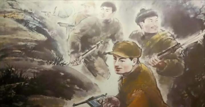 安峰山干部南下，七天没出发，命令堆成山。2月18日到山脚下，没人守山头，也没人