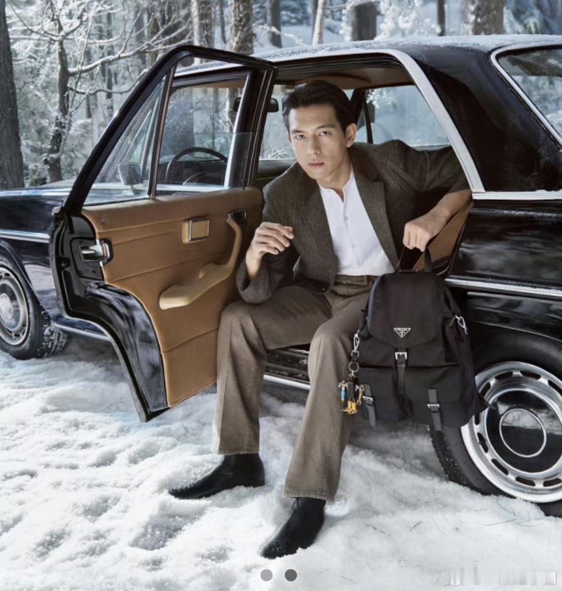 来自Prada品牌代言人李现的新惊喜！！出镜品牌2025假日系列全球广告大片