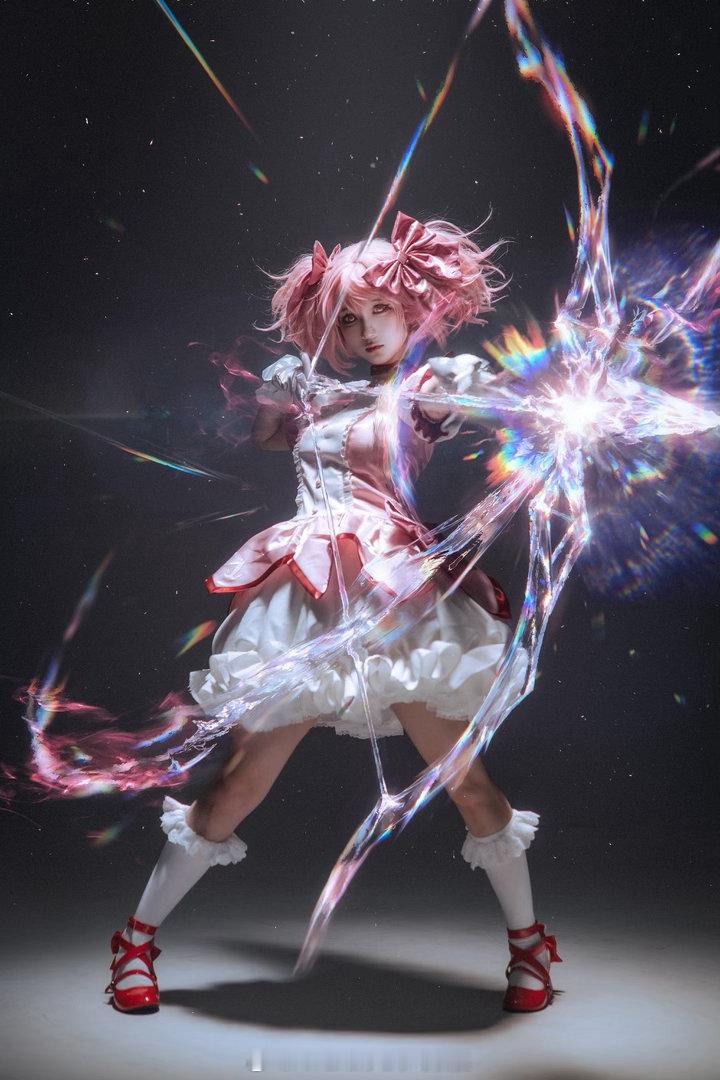 致有所有人都幸福的世界摄影：修司#cosplay##魔法少女小圆##鹿目圆##二次元cos大赏#​