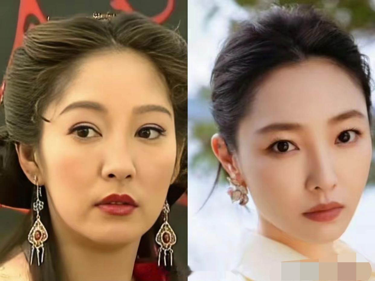 仔细看白百何的长相，终于知道为什么选她拍《寻秦记》了，不是因为她长得像个小妹妹