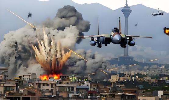 特朗普真是想不到，伊朗能硬成这样，以色列也真是大疯子！以色列战机又冲进德黑兰，对