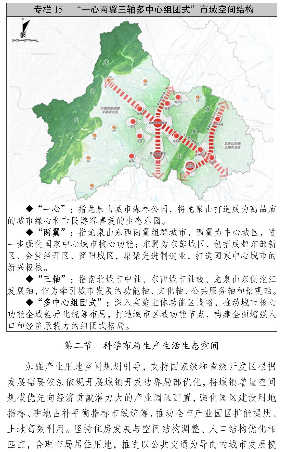 成都十五五发展格局