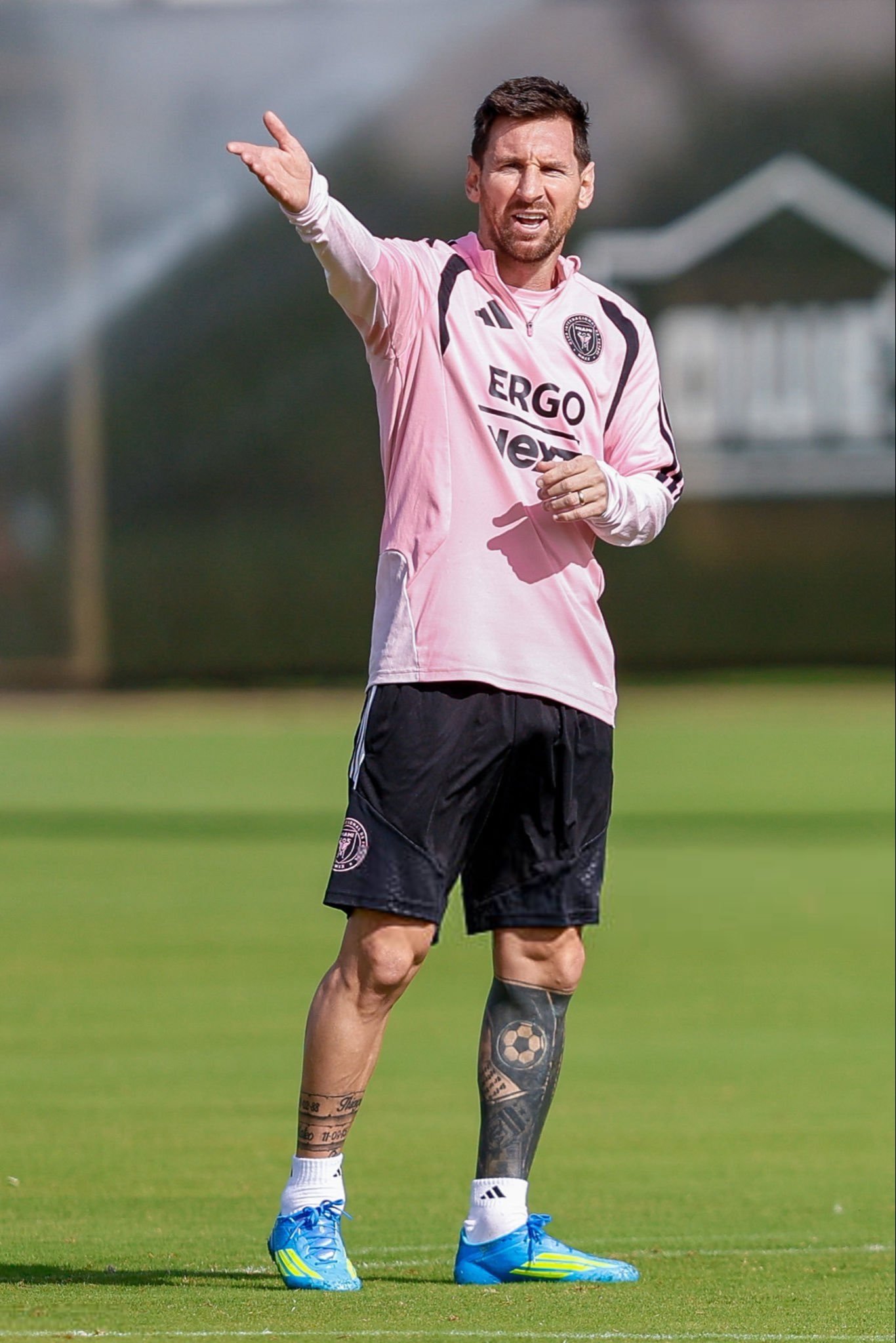 对阵纽约红牛前的最后一次训练！⚽️梅西梅西