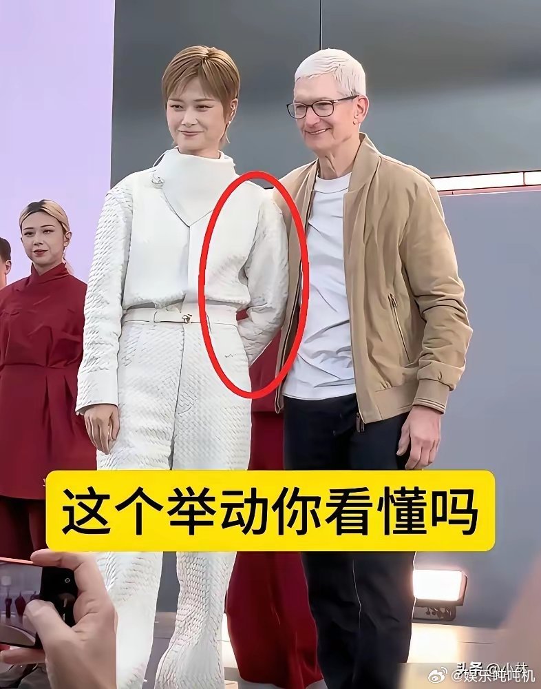 41岁李宇春凭什么让库克当众称赞：她能改变世界！一只背在身后的手，格局直接拉满